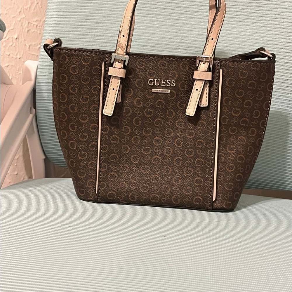 GUESS Brown Tote Bag